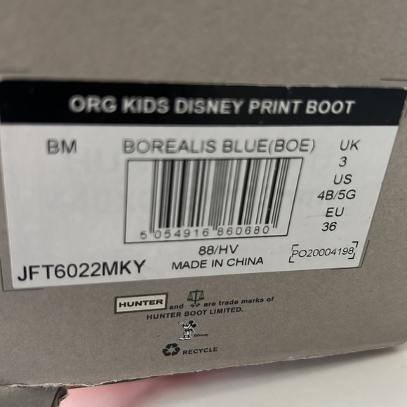 NIB Hunter Mickey Mouse Rain Boots - Picture 11 of 11